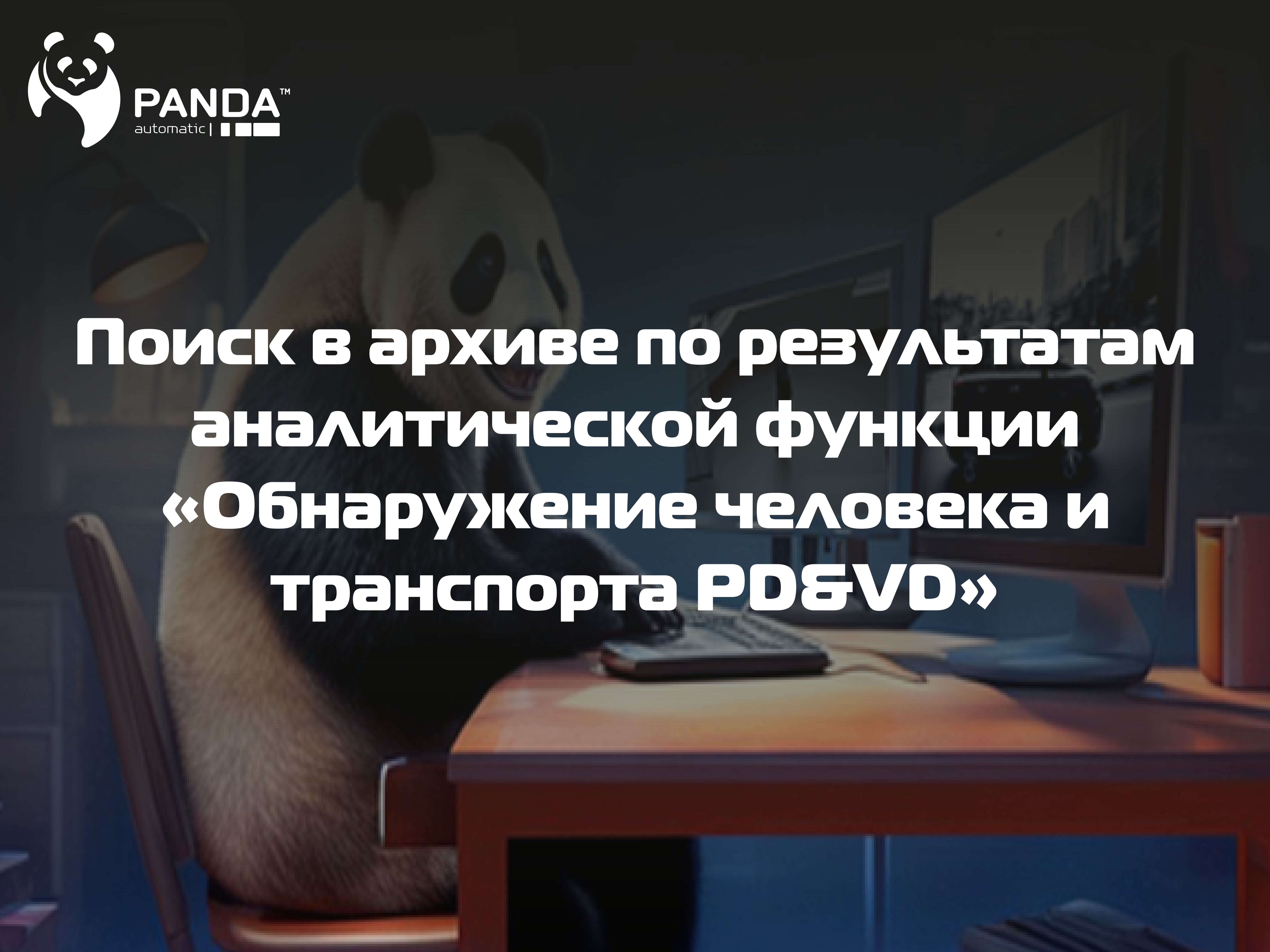 Поиск в архиве | Обнаружение человека и транспорта PD&VD